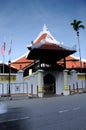 Masjid Kampung Hulu in Malacca, Malaysia Royalty Free Stock Photo